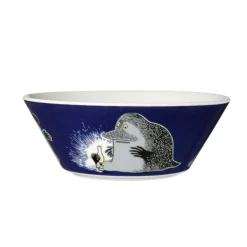 Moomin Arabia Groke moomin bowl, Blue