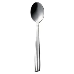 Aida Groovy coffee spoon, stainless steel Silver-coloured Hot