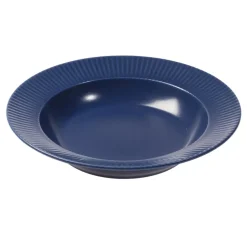 Aida Groovy deep plate Ø 23 cm, Blue Hot