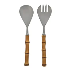 Scandi Living Grove salad servers, 2 parts Brown Online
