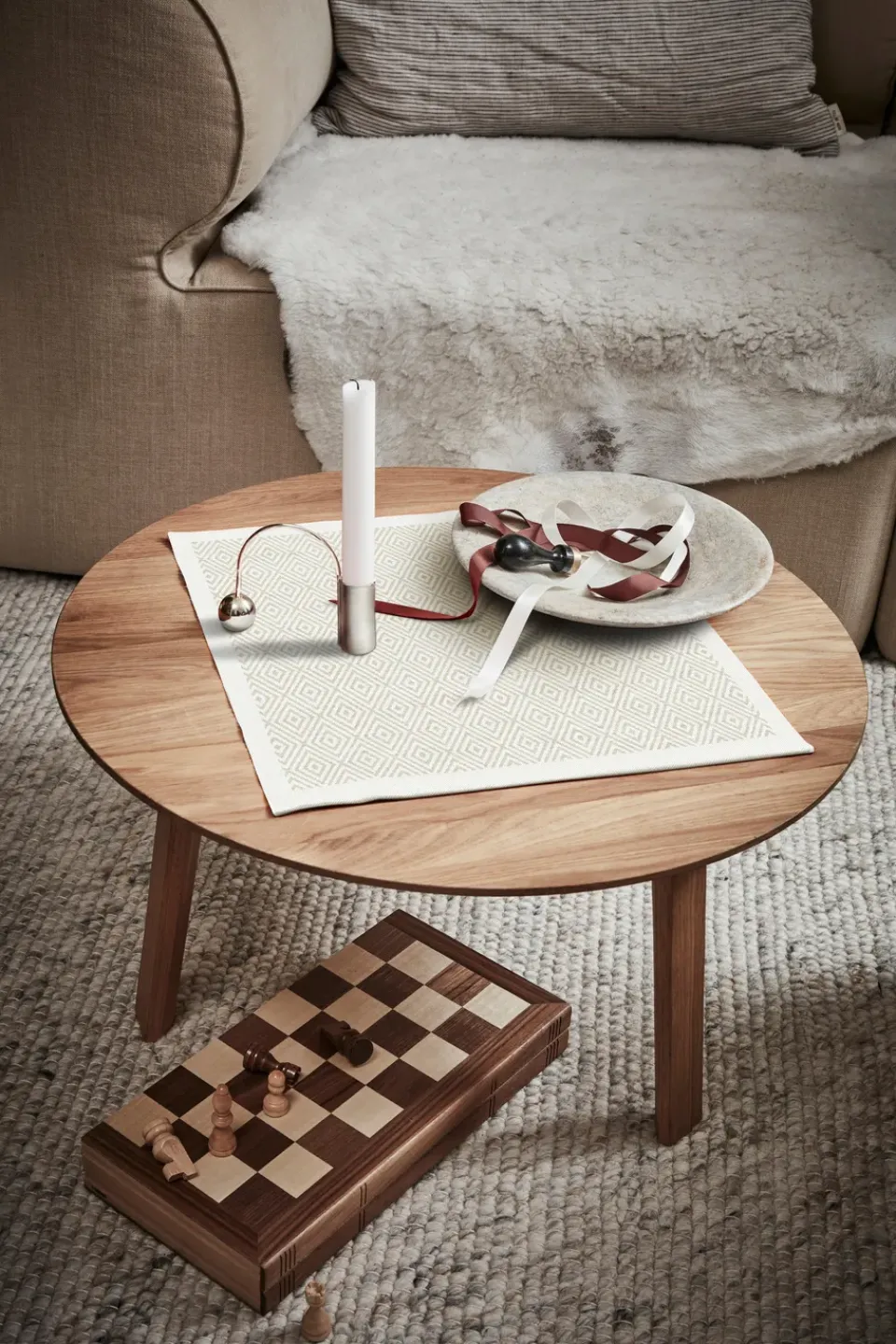 Ekelund Linneväveri Gåsöga napkin unbleached, 35x35 cm Beige Online
