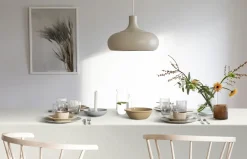 Ekelund Linneväveri Gåsöga tablecloth unbleached, 150x300 cm Beige