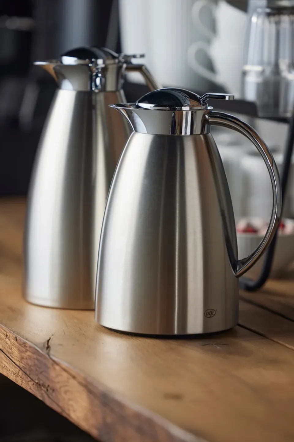 Alfi Gusto thermal jug 1 l, Matt steel Silver-coloured Hot