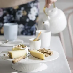 Kähler Hammershøi cake platter on base Ø30 cm, White Discount