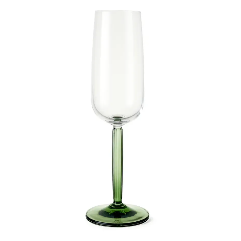 Kähler Hammershøi champagne glass 24 cl 2pack, Green Discount