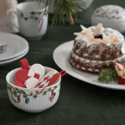 Kähler Hammershøi Christmas bowl Ø12 cm, White Multi Online