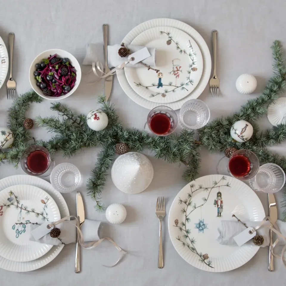Kähler Hammershøi Christmas plate, 22 cm Multi Hot