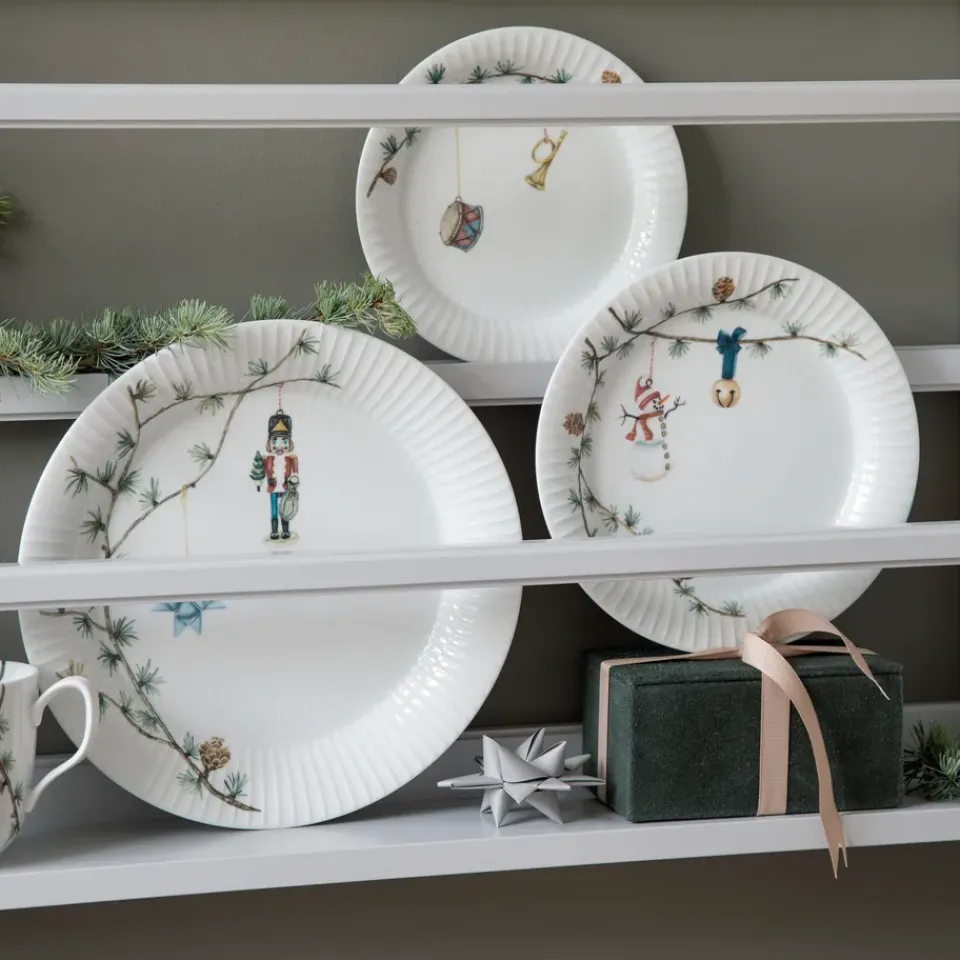 Kähler Hammershøi Christmas plate, 22 cm Multi Hot
