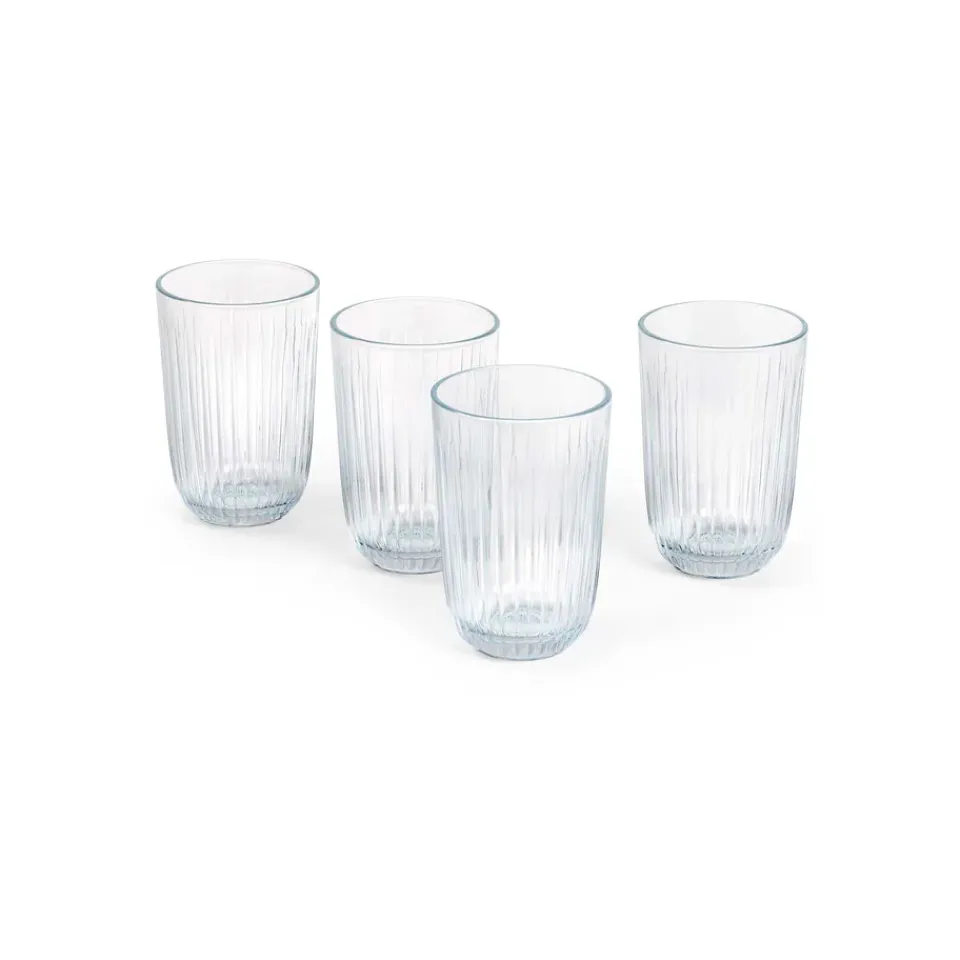 Kähler Hammershøi drinking glass 37 cl 4-pack, Clear Transparent Outlet