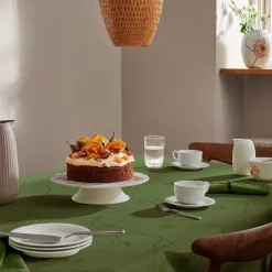 Kähler Hammershøi Poppy damask tablecloth , 150x320 cm Green Clearance