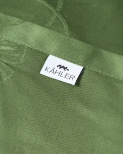Kähler Hammershøi Poppy damask tablecloth , 150x370 cm Green Outlet