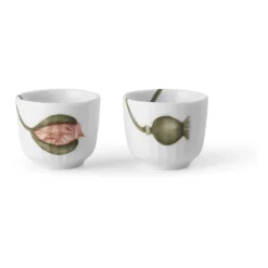 Kähler Hammershøi Poppy egg cup 2-pack, -decor White Discount