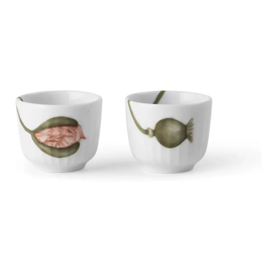 Kähler Hammershøi Poppy egg cup 2-pack, -decor White Discount