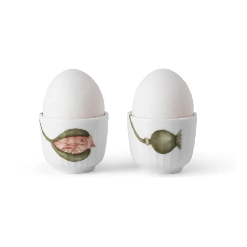 Kähler Hammershøi Poppy egg cup 2-pack, -decor White Discount