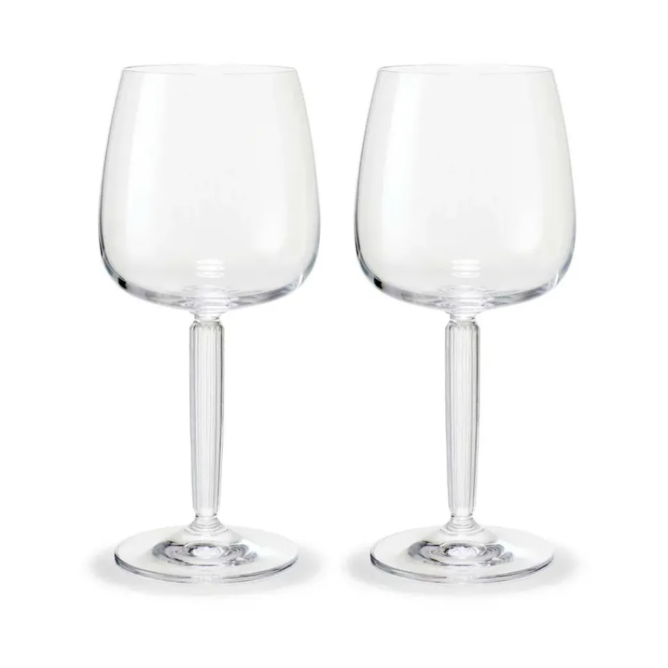 Kähler Hammershøi red wine glass 49 cl 2-pack, Clear Transparent Outlet