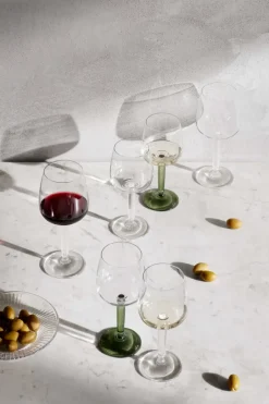 Kähler Hammershøi red wine glass 49 cl 2-pack, Clear Transparent Outlet