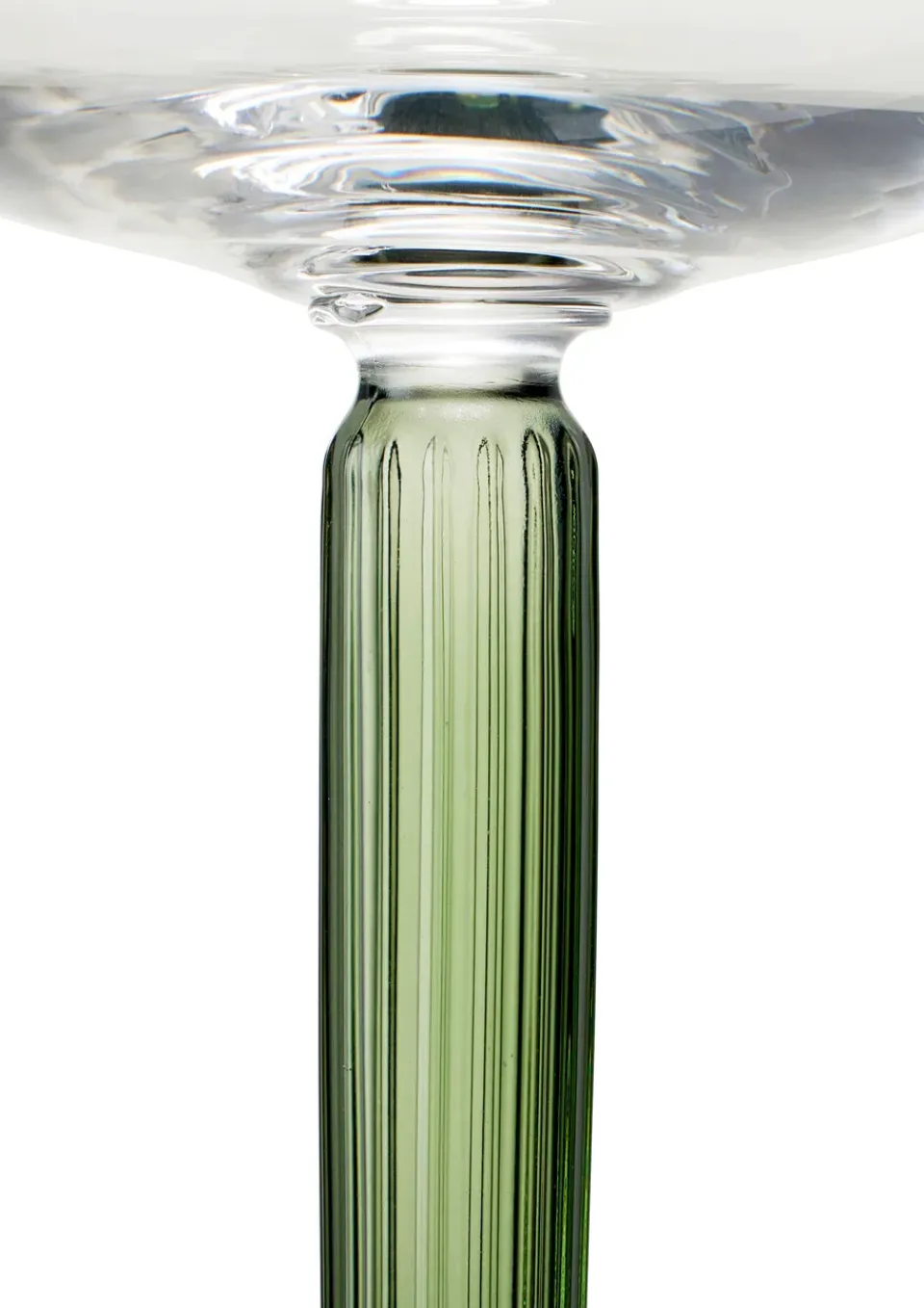 Kähler Hammershøi red wine glass 49 cl 2-pack, Clear- Green Clearance
