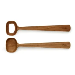 Kähler Hammershøi salad servers, 2-pack Brown New