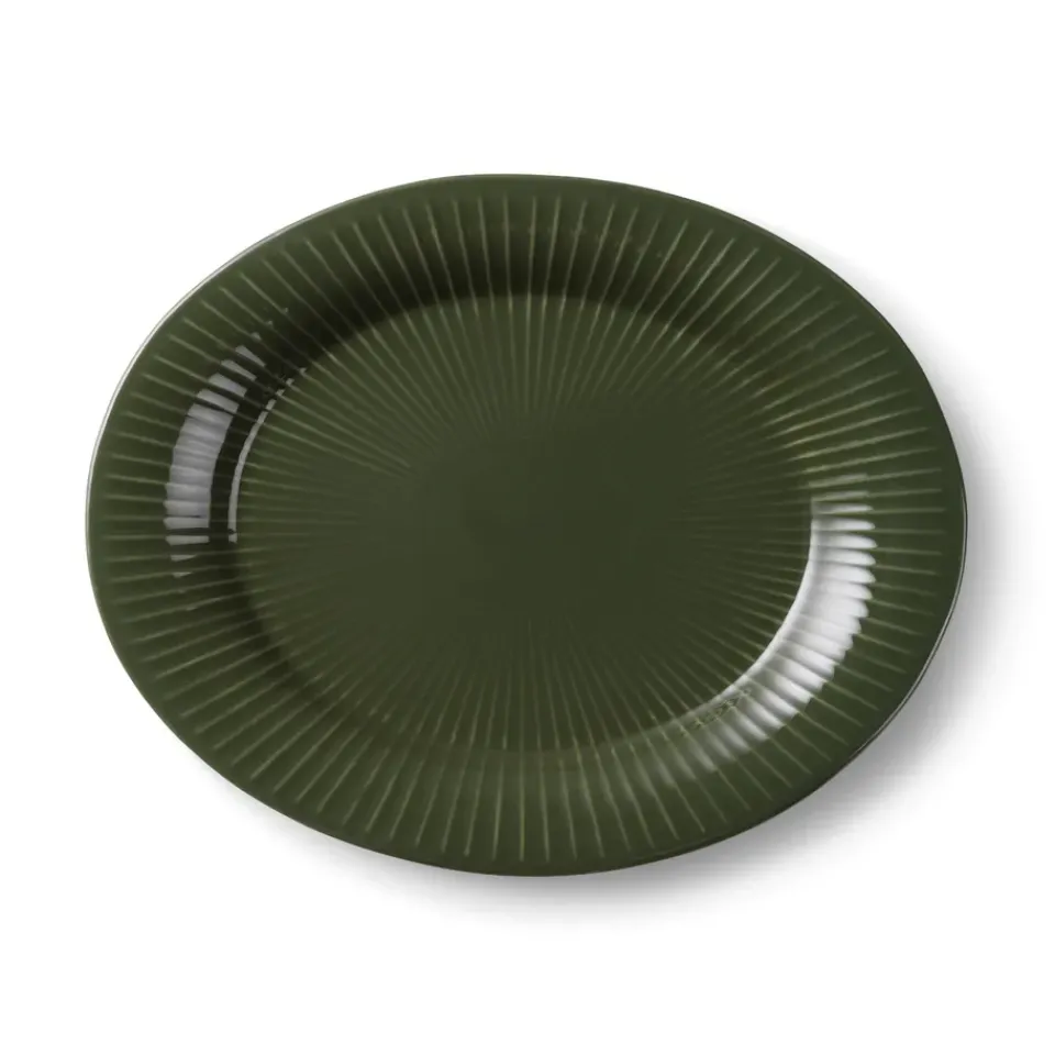 Kähler Hammershøi serving platter, Dark Green Outlet