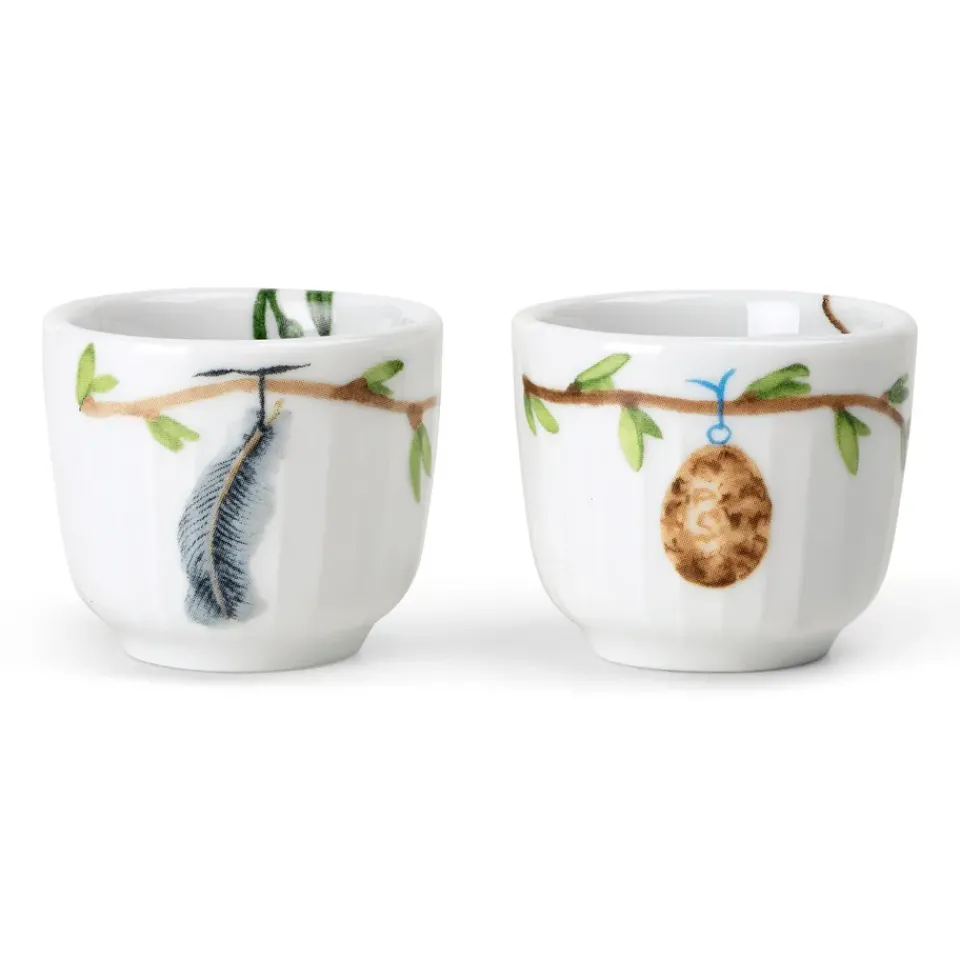 Kähler Hammershøi Spring egg cup Ø5 cm 2-pack, White Discount
