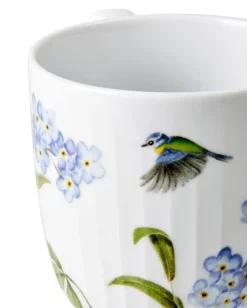 Kähler Hammershøi summer mug 33 cl, Forget me not Multi Clearance
