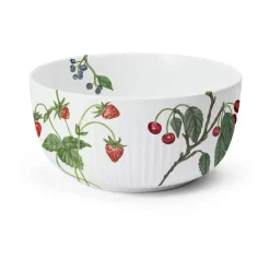 Kähler Hammershøi Summer serving bowl Ø21 cm, Summer berries White Discount