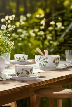 Kähler Hammershøi Summer serving bowl Ø21 cm, Summer berries White Discount