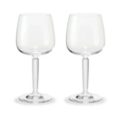 Kähler Hammershøi white wine glass 35 cl 2-pack, Clear Transparent Best