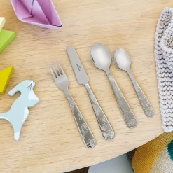 Villeroy & Boch Happy as a Bear children's cutlery 4 pieces, Stainless steel Silver-coloured Online