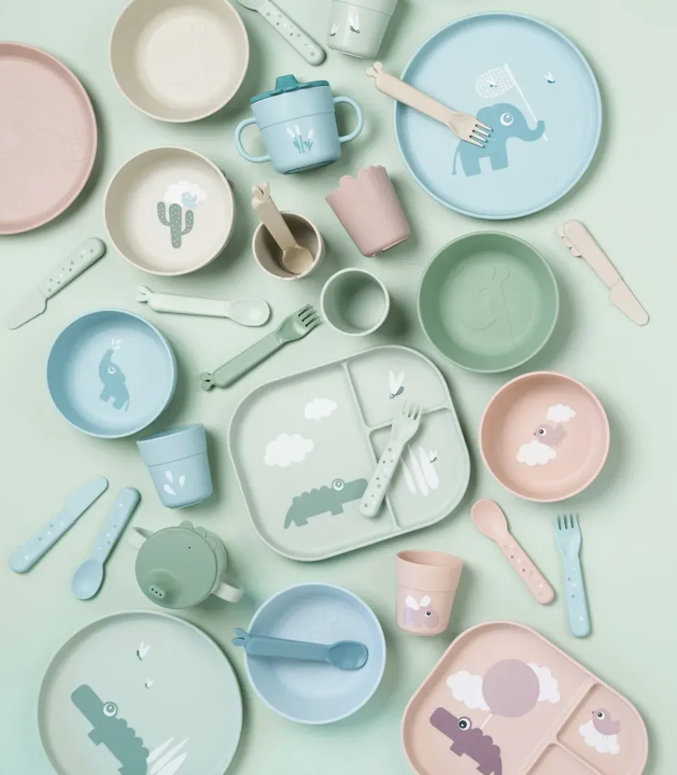 Done by deer Happy Clouds foodie bowl Ø12 cm, Powder Beige