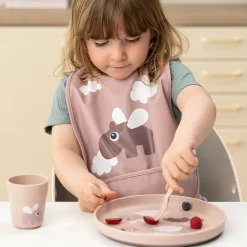 Done by deer Happy Clouds foodie mini mug 13 cl, Powder Beige Hot