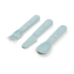 Done by deer Happy Dots foodie cutlery set 3 pieces, Blue Best