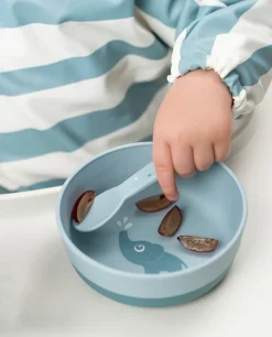 Done by deer Happy Dots foodie cutlery set 3 pieces, Blue Best