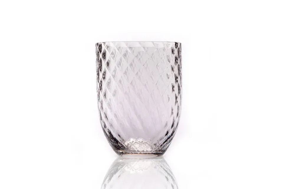 Anna Von Lipa Harlequin drinking glass 25 cl, Cashmere Grey Best