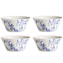 Scandi Living Havspil bowl 60 cl 4-pack, -white Blue