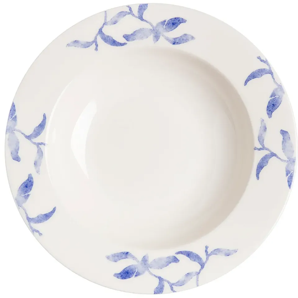 Scandi Living Havspil deep plate 23 cm 4-pack, -white Blue Best