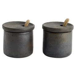 MUUBS Hazel salt- and pepper set, Brown New