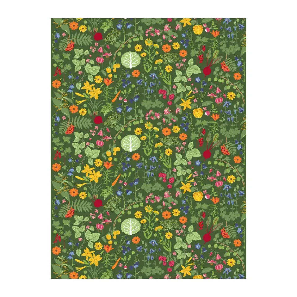 Arvidssons Textil Hedemora oilcloth, Green New