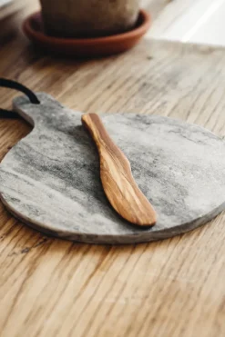 Heirol butter knife olive wood, 17.5 cm Brown Online