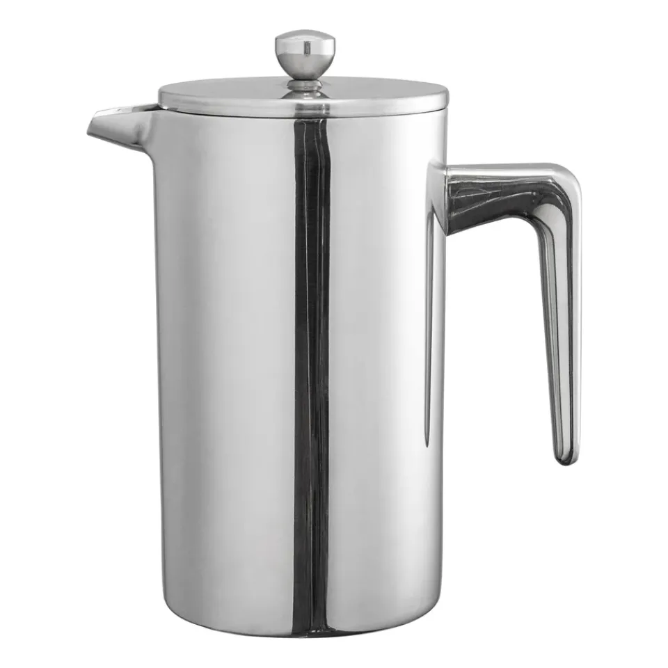 Heirol coffee press stainless steel, 1 L. 8 cups Silver-coloured Discount