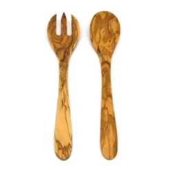 Heirol salad cutlery olive wood 2-pieces, 30 cm Brown Discount