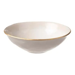 Heirol x Nosse Edge bowl Ø25 cm, Gold WhiteGold-coloured Online