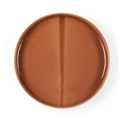 Heirol x Nosse Svelte plate Ø27 cm, Terracotta Brown Outlet
