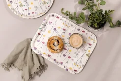Åry Home Herbarium coaster Ø11 cm 4-pack, Off-white Multi New