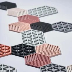 Zone Denmark Hexagon trivet, Black New