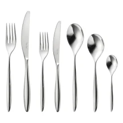 Robert Welch Hidcote Bright cutlery, 42 pieces Silver-coloured