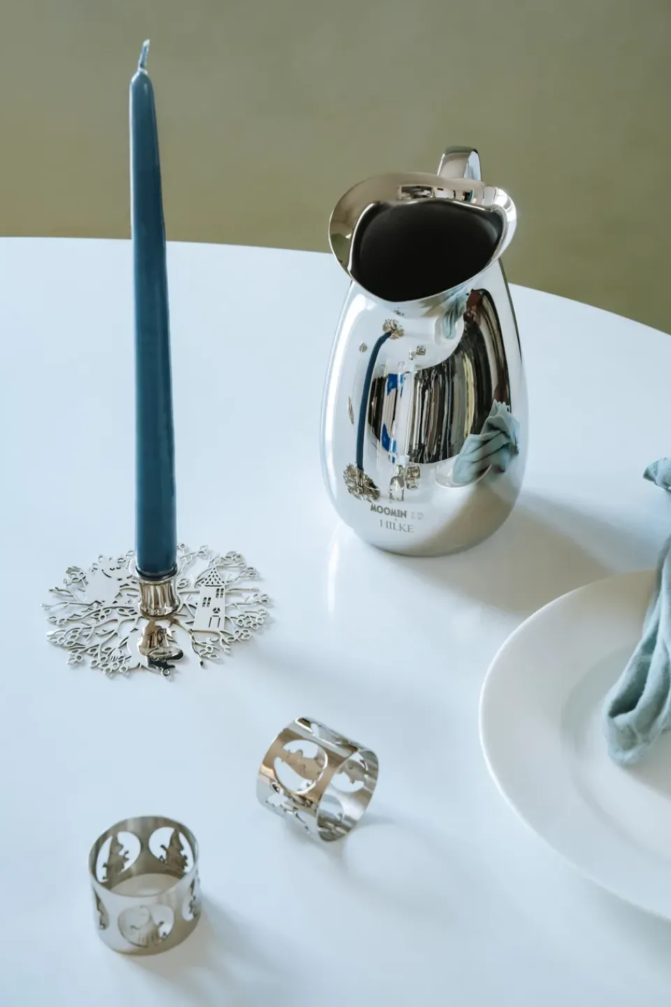 Hilke Collection Hilke X Moomin pitcher 1.5 L, Stainless steeln Silver-coloured New