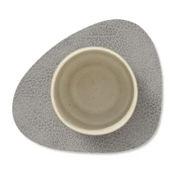 LIND DNA Hippo coaster curve, anthracite Grey Clearance
