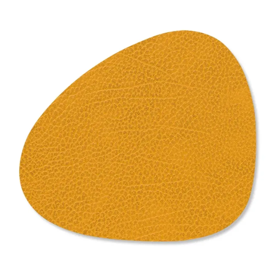 LIND DNA Hippo coaster curve, curry YellowOrange Online