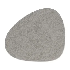LIND DNA Hippo placemat curve M, Anthracite- Grey